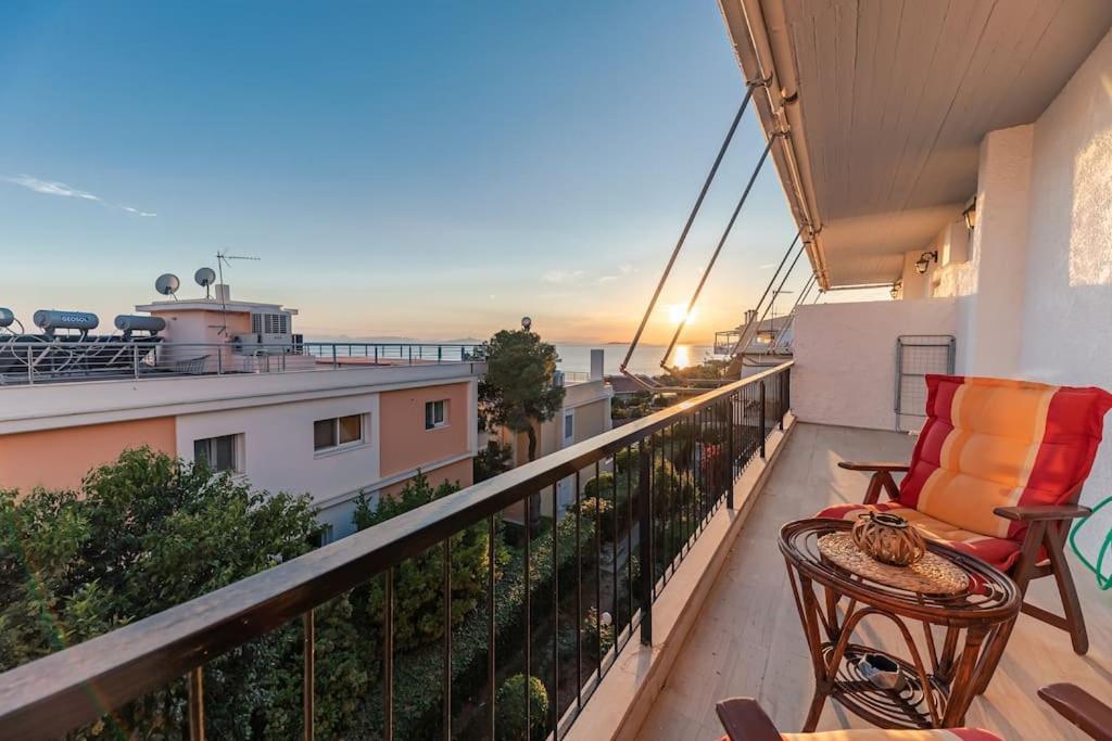 Seaside Escape Apartment Saronida Luaran gambar